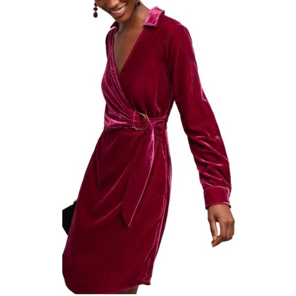 Anthropologie Dresses Anthropologie Maeve Velvet Midi Shirt Dress